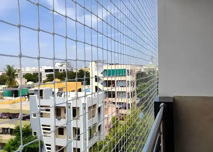 Expert Netting Top Quality Balcony Safety Nets in Anantapur, Nellore, Khammam, Kadapa, Kakinada, Vijayawada, Rajahmundry, Guntur, Vizag, Visakhapatnam, Kurnool, Bhimavaram and throughout Andhra Pradesh