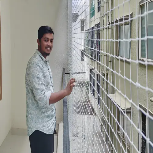 Expert Netting Top Quality Balcony Safety Nets in Tirupati, Ongole, Nellore, Kadapa, Khammam, Kakinada, Rajahmundry, Guntur, Vijayawada, Vizag, Visakhapatnam, Kurnool, Bhimavaram and throughout Andhra Pradesh